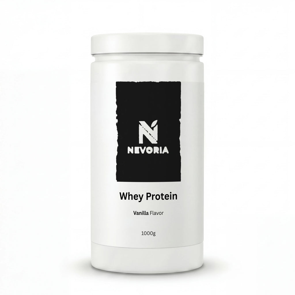 Whey Protéine Vanille – 1000g | Prise de Masse & Récupération