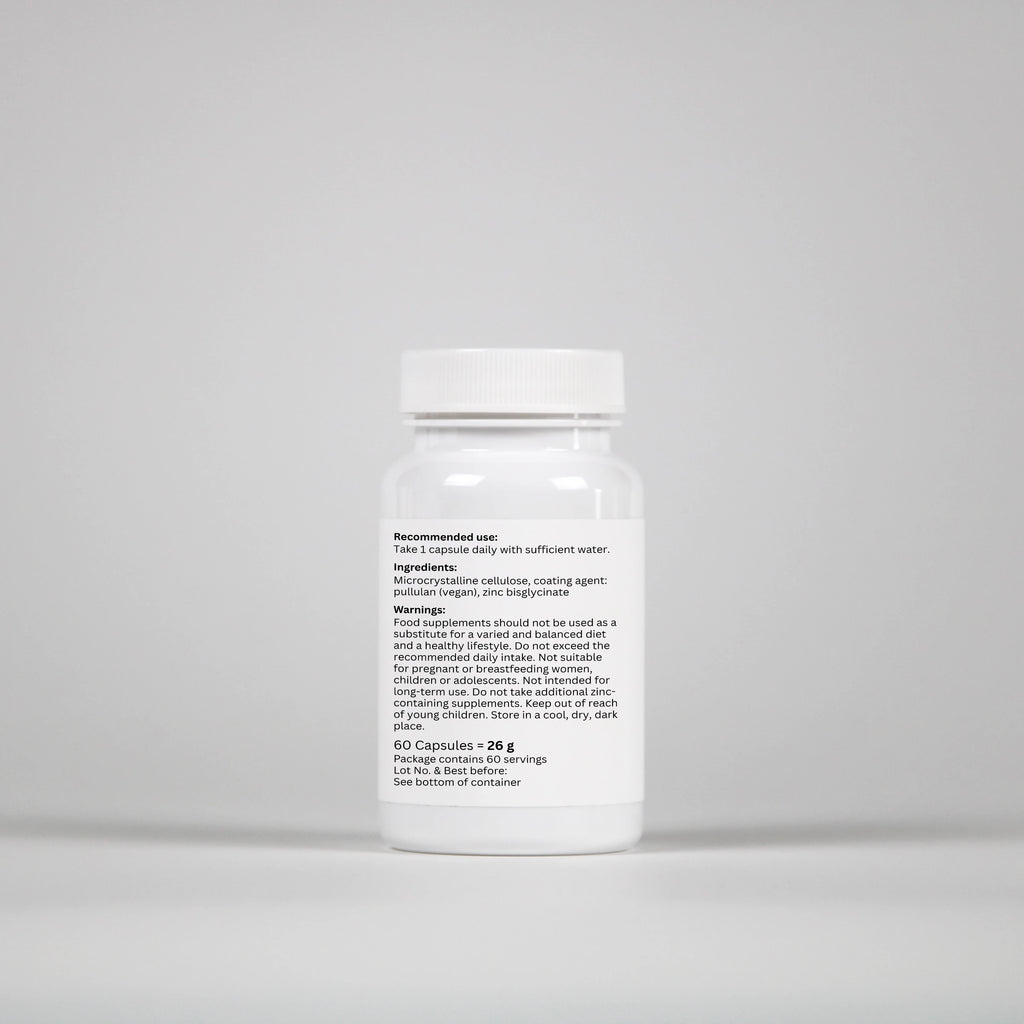Zinc Bisglycinate – 60 Capsules | Immunité & Récupération