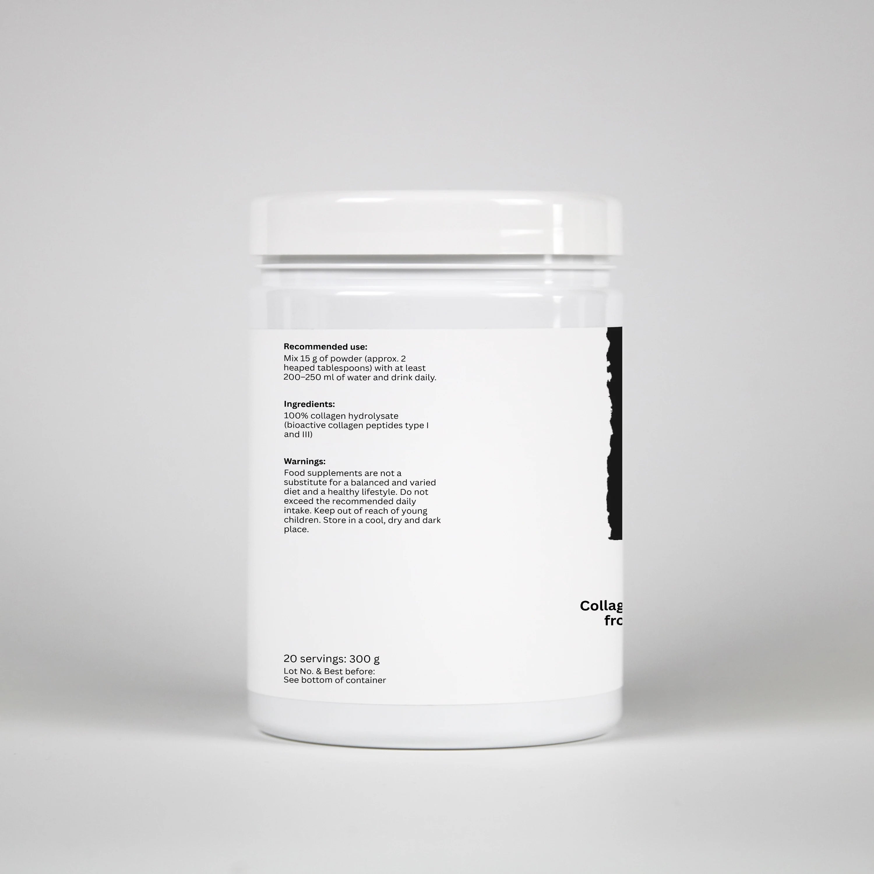 Collagène Hydrolysé – 300g | Articulations, Peau & Récupération