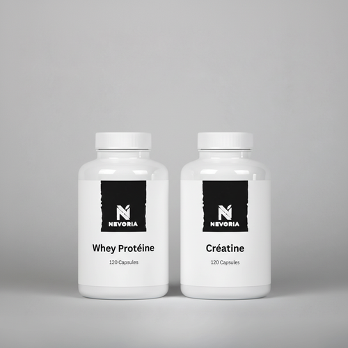 Pack prise de muscles Whey & Créatine NEVORIA